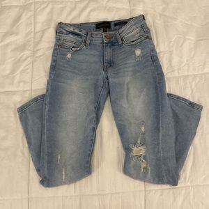 Kendall+Kylie Low Rise Ripped Jeans